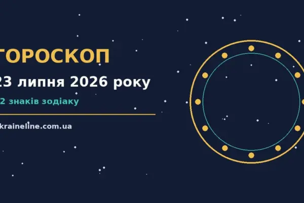 Гороскоп на 23 липня 2026 року: ритм дня для 12 знаків про шанси та застереження