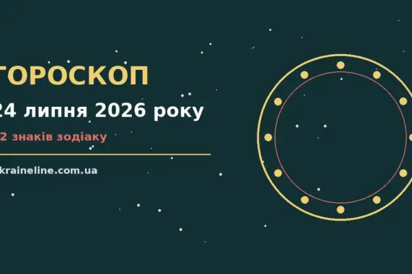 Гороскоп на 24 липня 2026 року: ритм дня для 12 знаків про шанси та застереження
