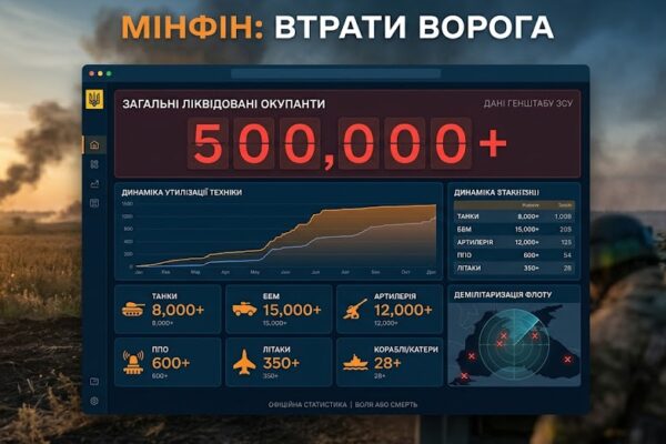 Мінфін втрати ворога: де дивитися офіційні цифри та як рахують техніку