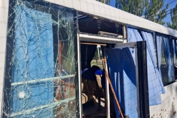 Ганжа оприлюднив дані про удар дрона по автобусу в Марганці: 1 загиблий