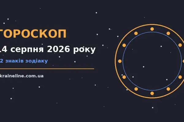Гороскоп на 14 серпня 2026 року: ритм дня для 12 знаків про шанси та застереження