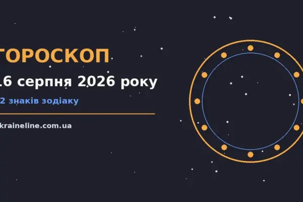 Гороскоп на 16 серпня 2026 року: ритм дня для 12 знаків про шанси та застереження