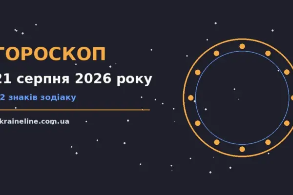 Гороскоп на 21 серпня 2026 року: ритм дня для 12 знаків про шанси та застереження
