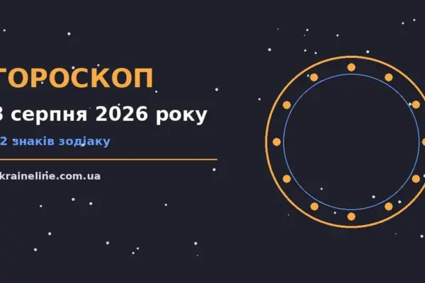 Гороскоп на 8 серпня 2026 року: ритм дня для 12 знаків про шанси та застереження