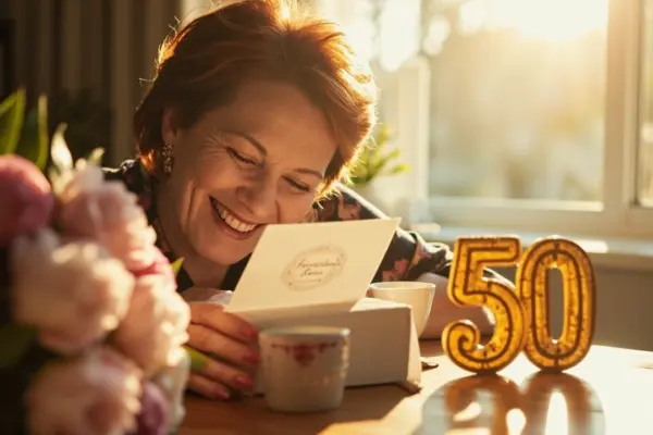 З ювілеєм 50 жінці: теплі слова та ідеї привітань